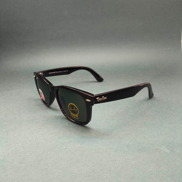 عینک آفتابی مردانه اورجینال کائوچو عدسی شیشه ای پلاریزه ریبن ویفری Ray ban مدل ۲۱۴۰