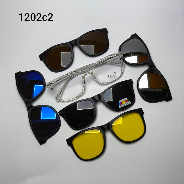 عینک آفتابی پلاریزه tr90 دسته سیم ریچل richel مدل 1202c2