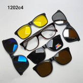 عینک کاوردار پلاریزه کائوچو tr90 دسته سیم richel مدل 1202c4