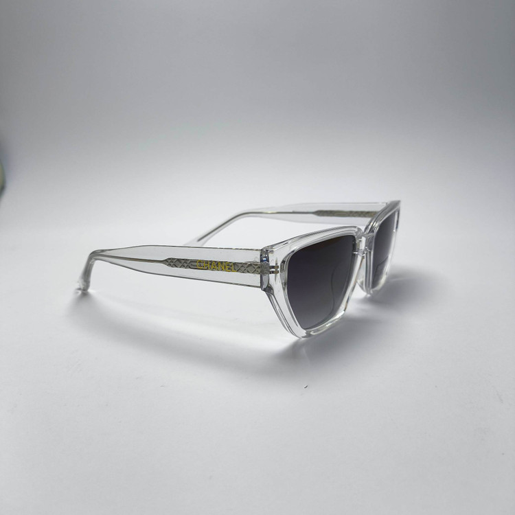 عینک آفتابی زنانه پلاریزه کائوچو دسته سیم chanel مدل 58215