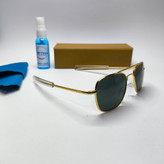 عینک آفتابی مردانه فلزی عدسی شیشه رفلکس AO