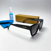 عینک آفتابی زنانه پلاریزه کائوچو دسته سیم شنل chanel مدل 58204