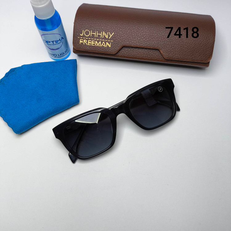 عینک آفتابی مردانه پلاریزه دسته سیم جانی فریمن johnny freeman مدل 7418