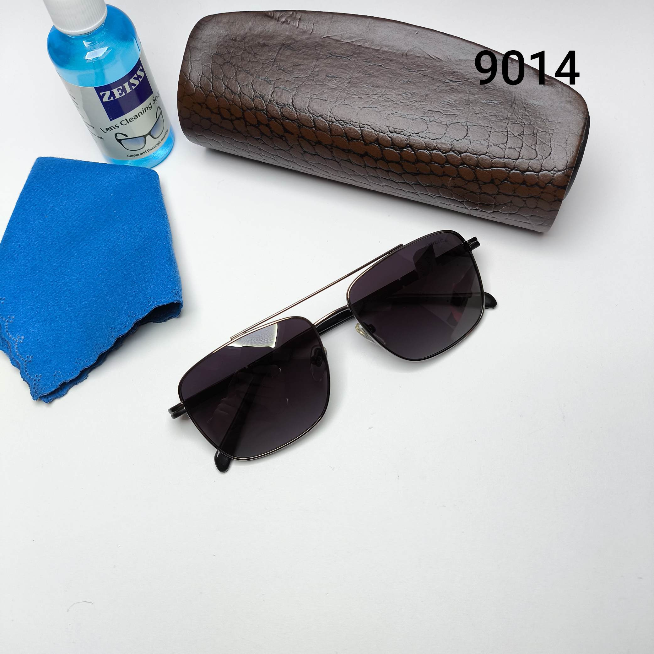 عینک آفتابی مردانه پلاریزه های‌کپی فلزی پلیس Police مدل 9014