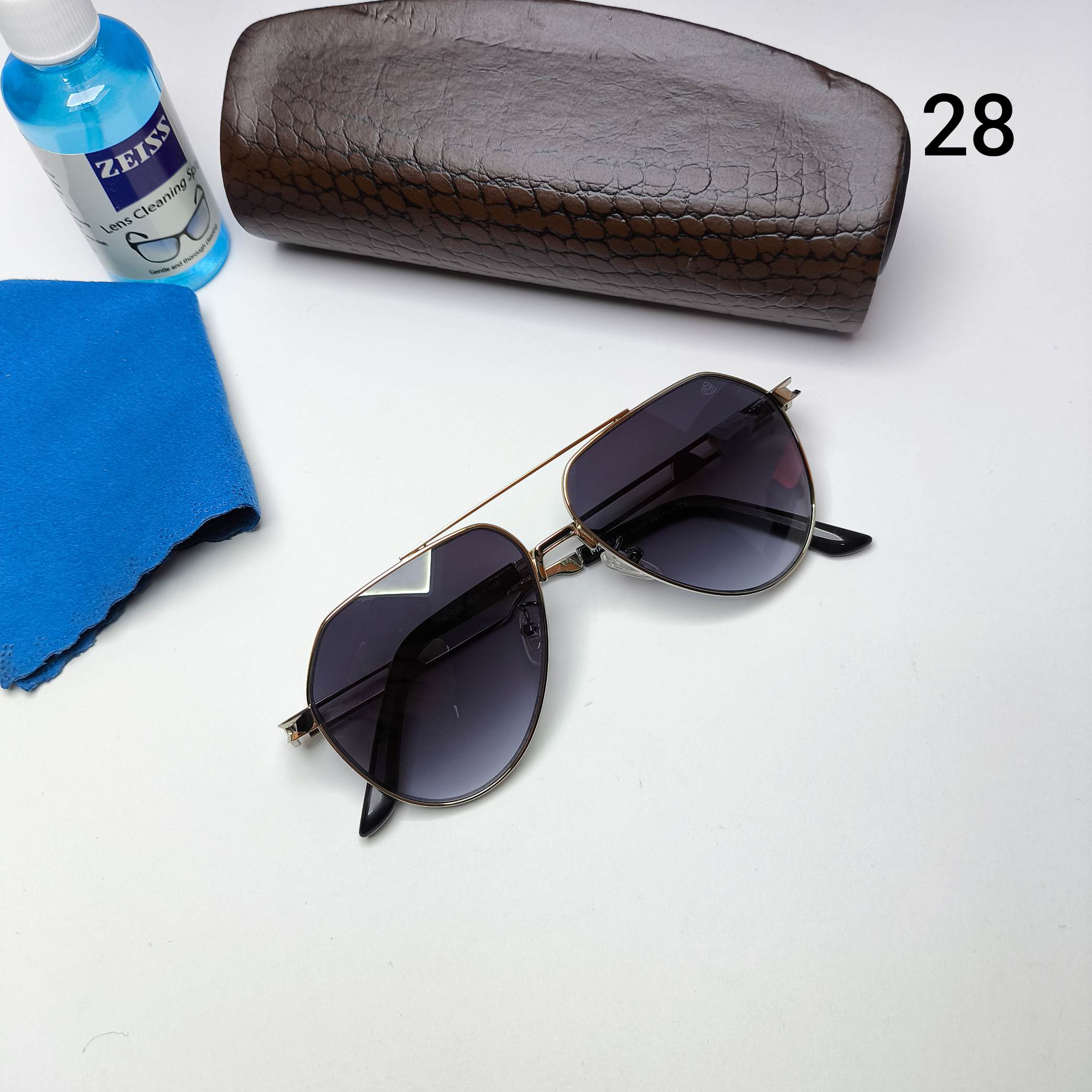 عینک آفتابی مردانه های‌کپی فلزی میباخ Maybach مدل 28