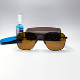 عینک آفتابی مردانه پلاریزه فلزی پایه فنر پرادا Prada مدل 24321