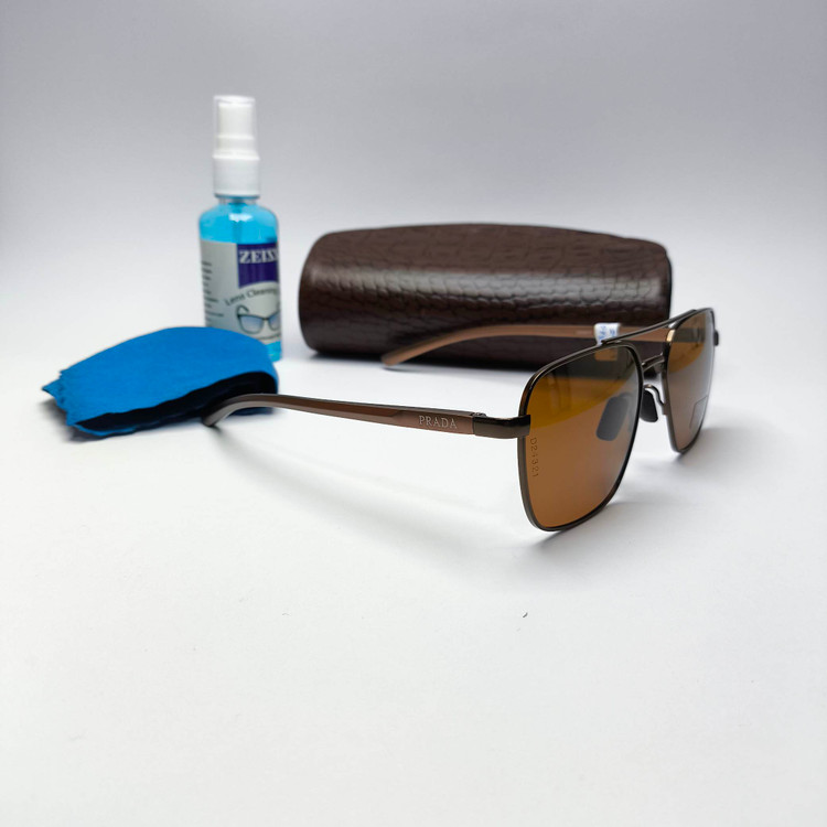 عینک آفتابی پلاریزه فلزی پرادا Prada مدل 24321