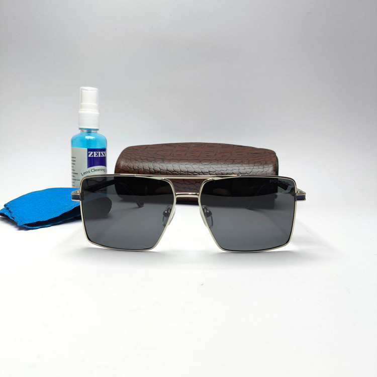 عینک آفتابی مردانه پلاریزه هایکپی پایه فنر فلزی پلیس Police مدل 6386