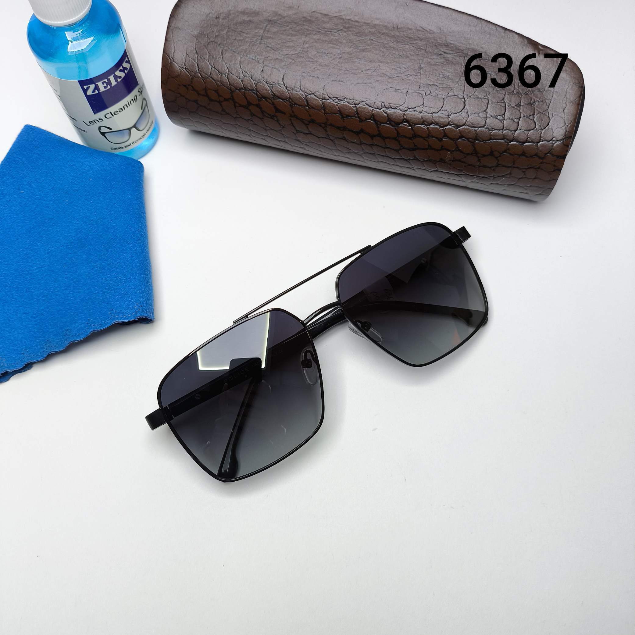 عینک آفتابی مردانه پلاریزه های‌کپی فلزی پلیس Police مدل 6367