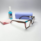 عینک طبی زنانه دسته سیم پیکاسو Picasso به همراه جلد و دستمال مدل 21183