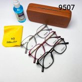 عینک طبی زنانه کائوچو tr90 دسته فلز Vittorio richi ویتوریو ریچی با پک جلد دستمال مدل 9507