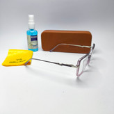 عینک طبی زنانه کائوچو tr90 دسته فلز Vittorio richi ویتوریو ریچی با پک جلد دستمال مدل 86001