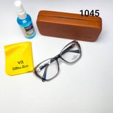 عینک طبی زنانه کائوچو دسته فلز Vittorio richi ویتوریو ریچی با پک جلد دستمال مدل 1045