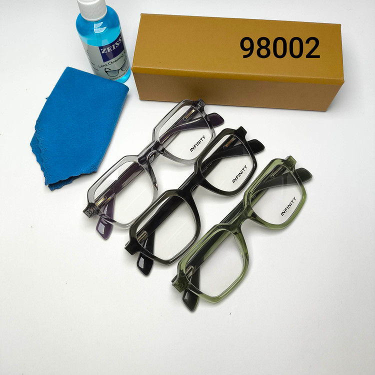 عینک طبی زنانه و مردانه کائوچو پایه فنر اینفینیتی Infinity مدل 98002