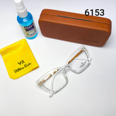 عینک طبی زنانه کائوچو tr90 دسته فلز Vittorio richi ویتوریو ریچی با پک جلد دستمال مدل 6153