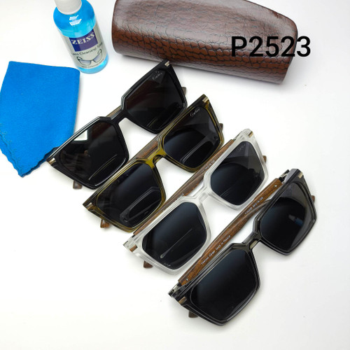 عینک آفتابی مردانه پلاریزه کائوچو کارتیر Cartier مدل 2523