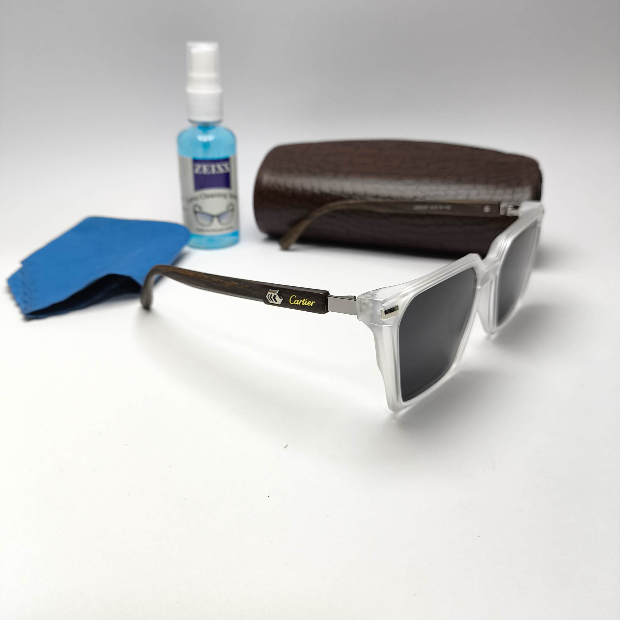 عینک آفتابی پلاریزه کائوچو کارتیر Cartier مدل 2523