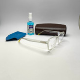 عینک طبی زنانه و مردانه کائوچو TR90 دسته سیم کریستال Crystal مدل 3323