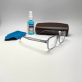 عینک طبی زنانه و مردانه کائوچو TR90 دسته سیم کریستال Crystal مدل 3323