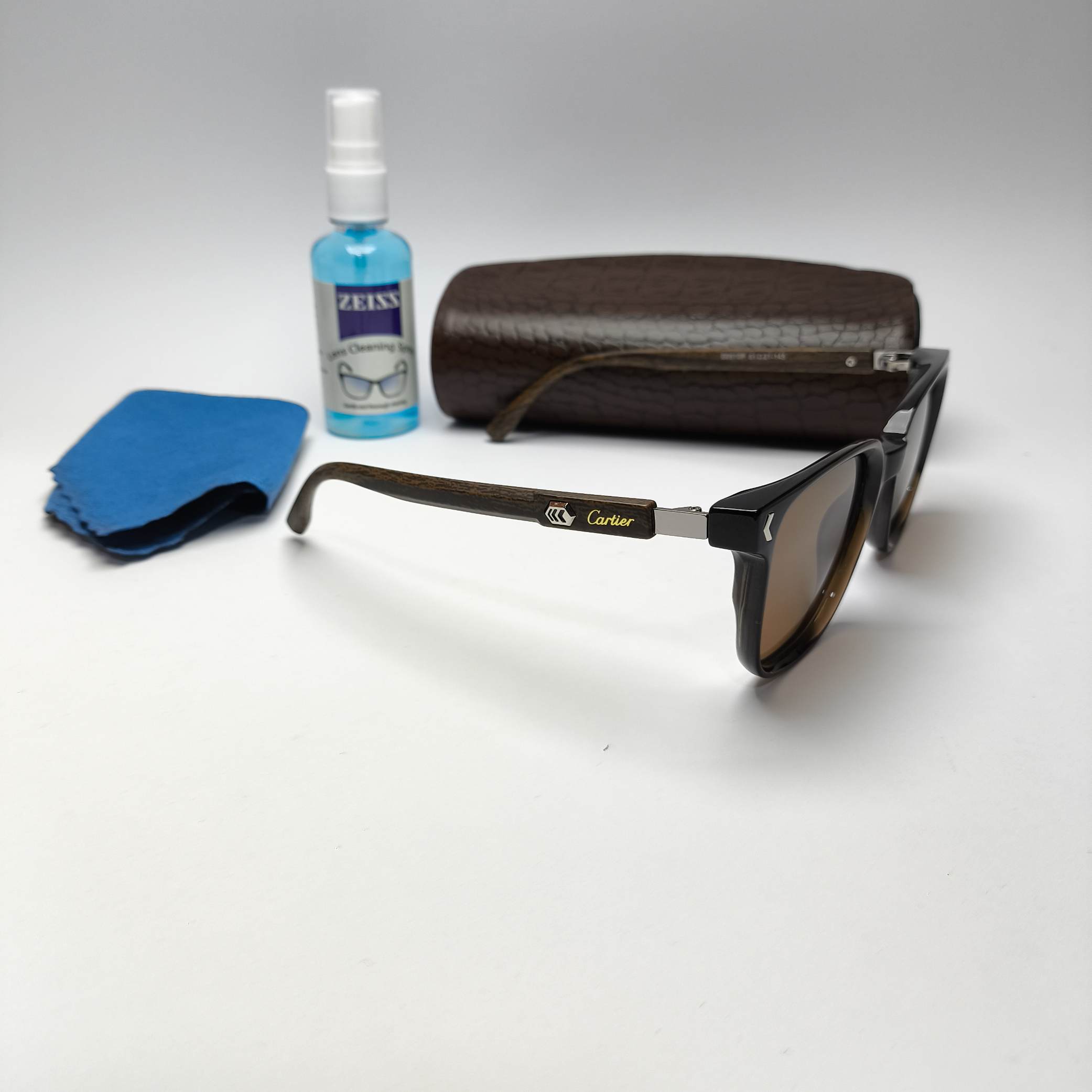 عینک آفتابی پلاریزه کائوچو کارتیر Cartier مدل 2510