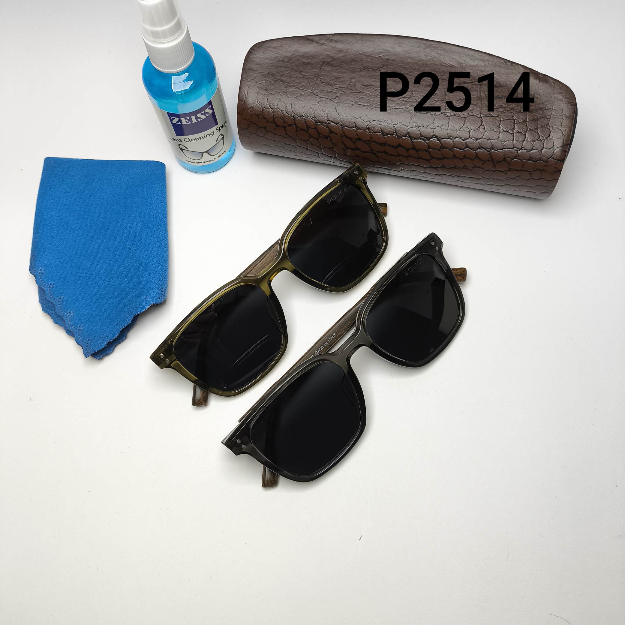 عینک آفتابی مردانه پلاریزه کائوچو پلیس Police مدل 2514