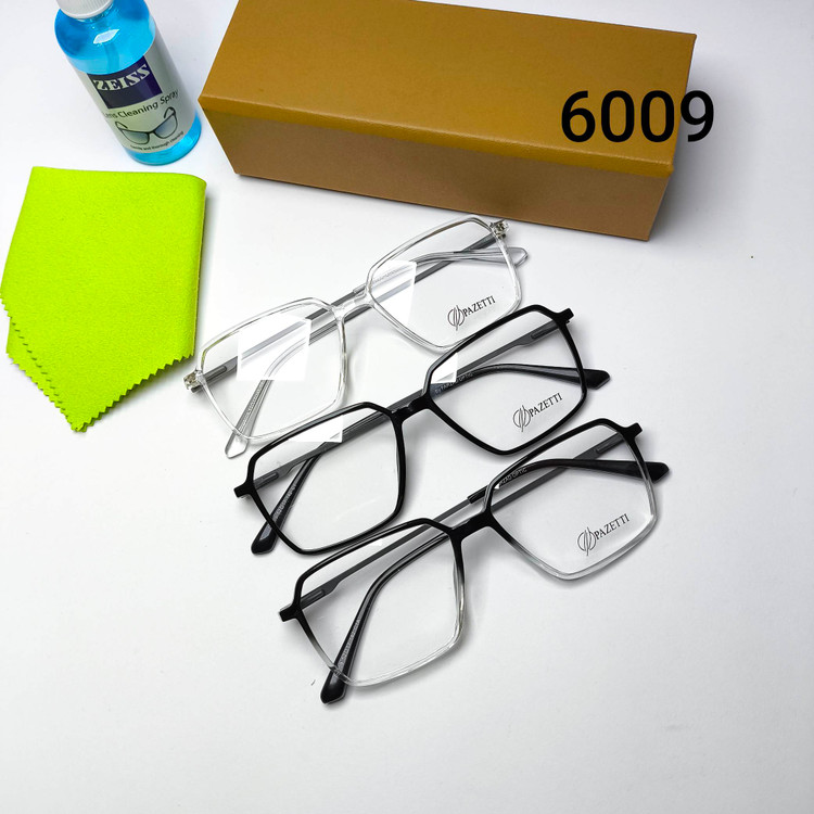 عینک طبی زنانه و مردانه کائوچو دسته فلز پایه فنر پازتی Pazetti مدل 6009