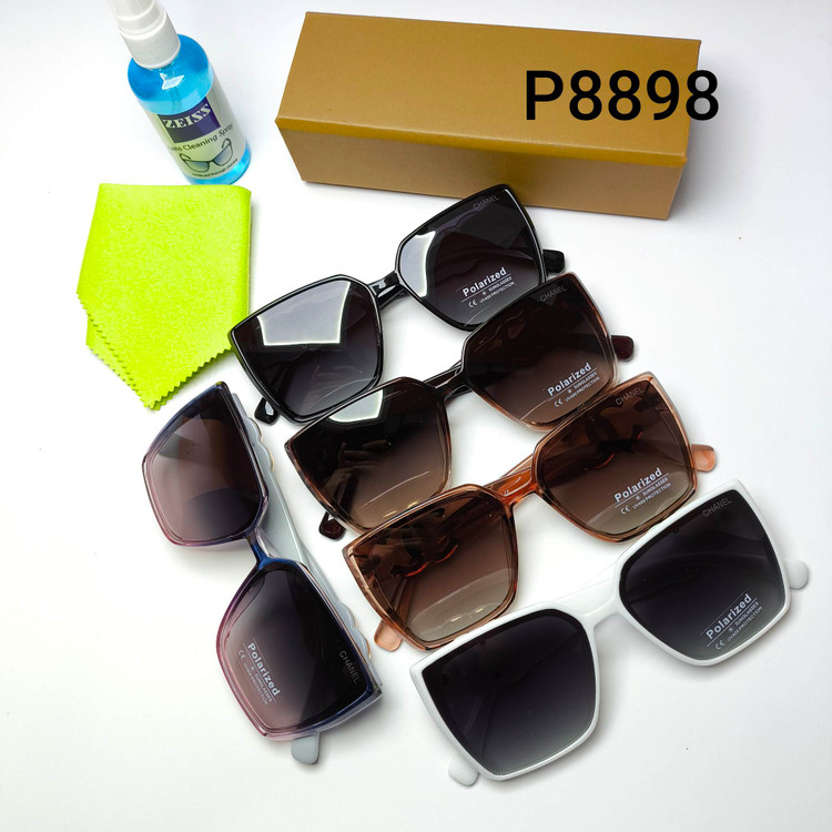 عینک آفتابی زنانه پلاریزه کائوچو شنل Chanel مدل 8898