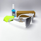 عینک آفتابی زنانه پلاریزه کائوچو شنل Chanel مدل 8898