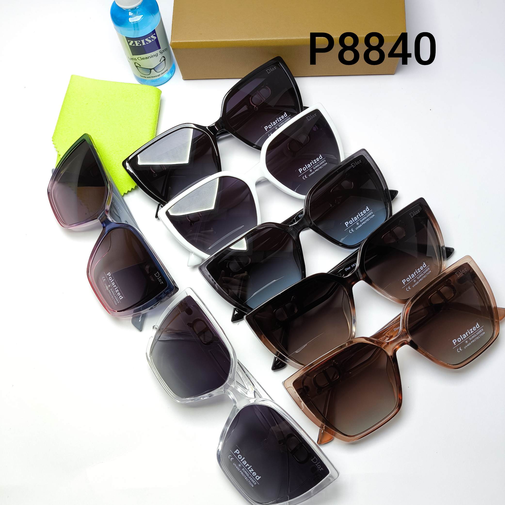 عینک آفتابی زنانه پلاریزه دیور Dior مدل 8840