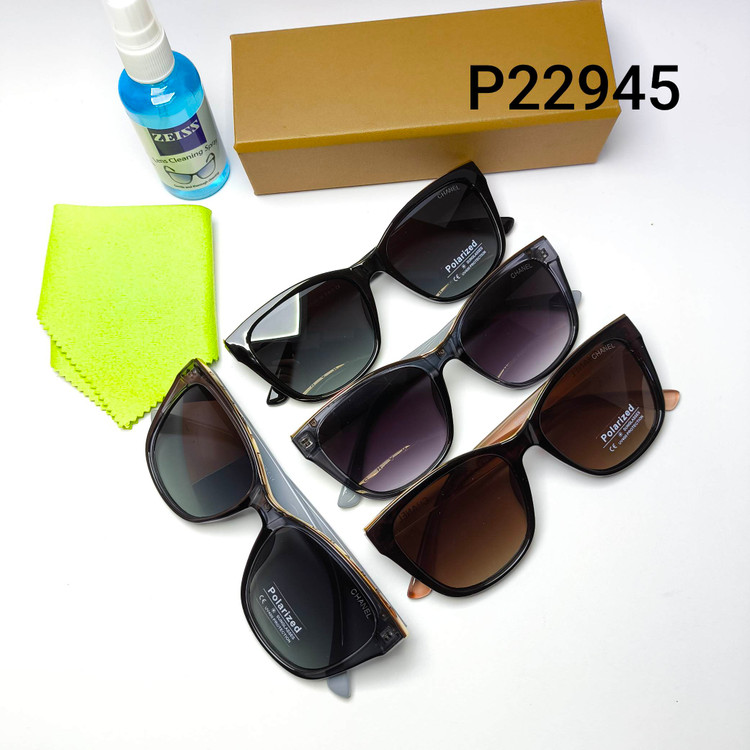 عینک آفتابی زنانه پلاریزه کائوچو شنل Chanel مدل 22945