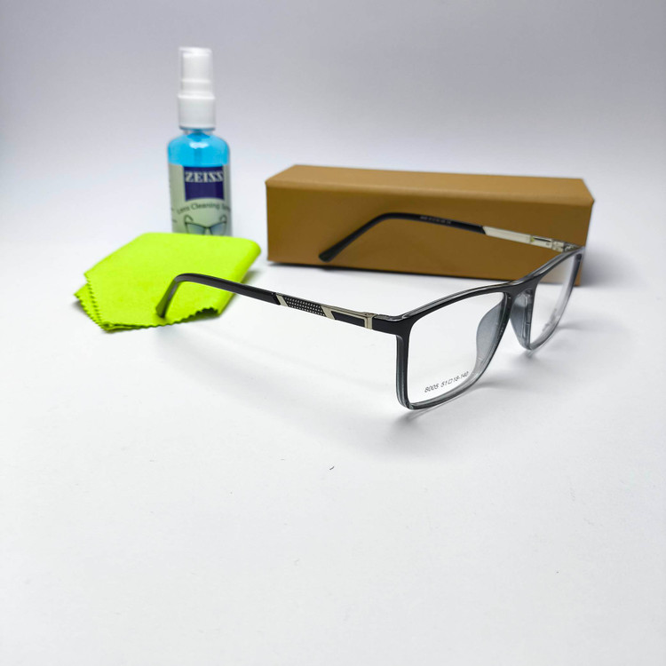 عینک طبی مردانه کائوچو ـ فلزی پایه فنر امگا Omega مدل 8005