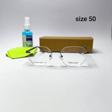 عینک طبی زنانه فلزی فریم لس پلیس Police مدل 202305