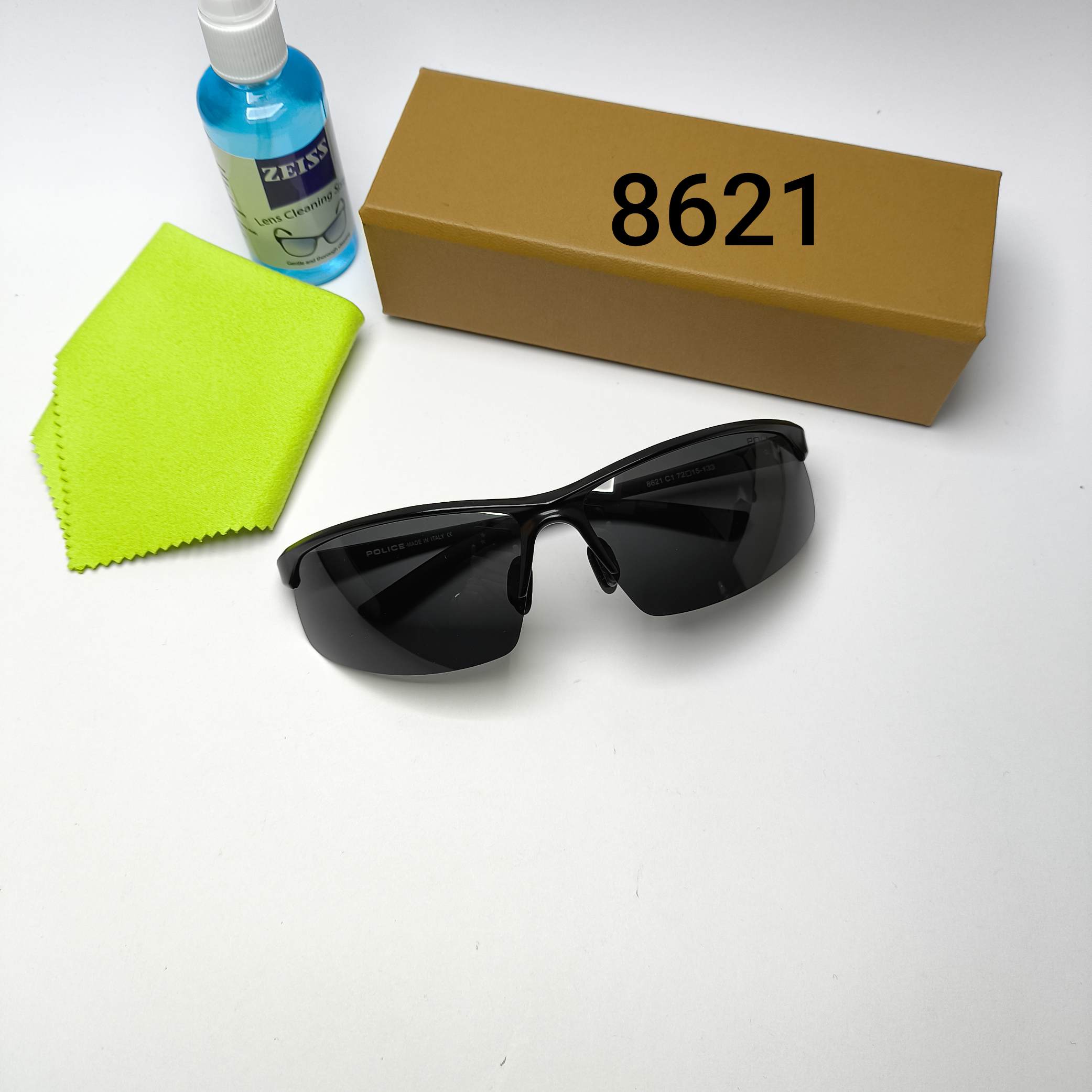عینک آفتابی مردانه اسپرت پلاریزه آلمینیومی های کپی پلیس Police مدل 8621