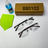 عینک طبی زنانه و مردانه فریم لس پلیس Police مدل 880103