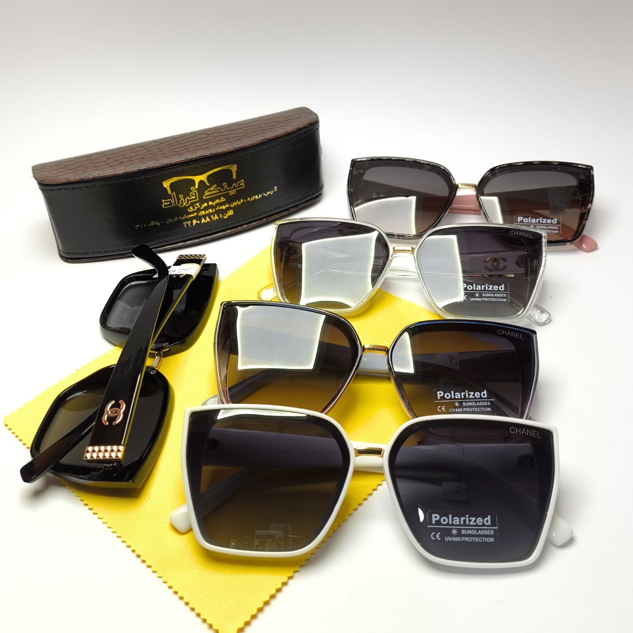 عینک آفتابی زنانه پلاریزه شنل chanel مدل ۸۸۴۶