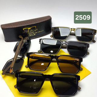 عینک آفتابی cartier کارتیر طرح دسته چوب مدل 2509