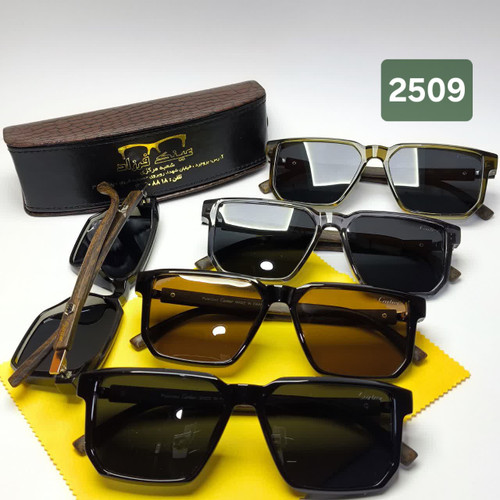 عینک آفتابی cartier کارتیر طرح دسته چوب مدل 2509