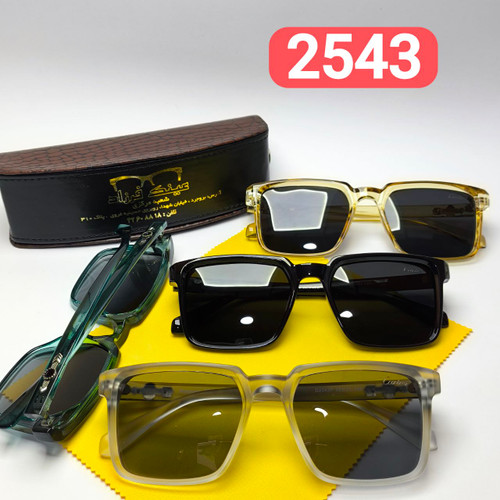 عینک آفتابی مردانه پلاریزه کائوچو کارتیر Cartier مدل 2543 به همراه پک لوازم جانبی هدیه