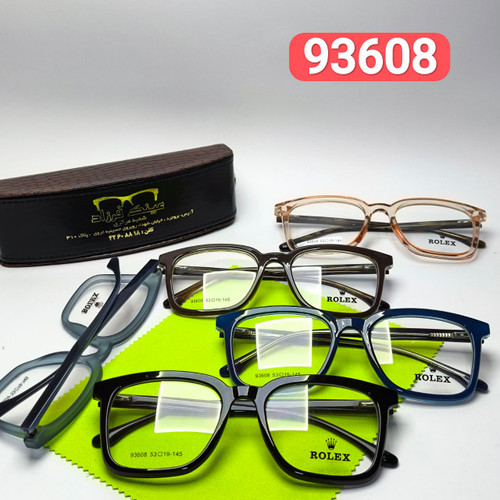 عینک طبی کائوچو دسته سیم رولکس Rolex مدل 93608