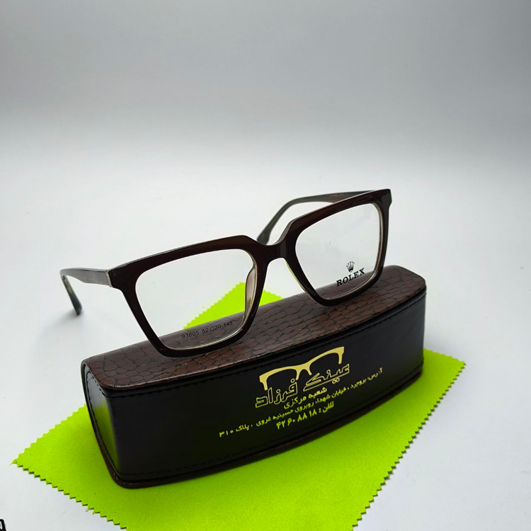 عینک طبی کائوچو دسته سیم رولکس Rolex مدل 93605