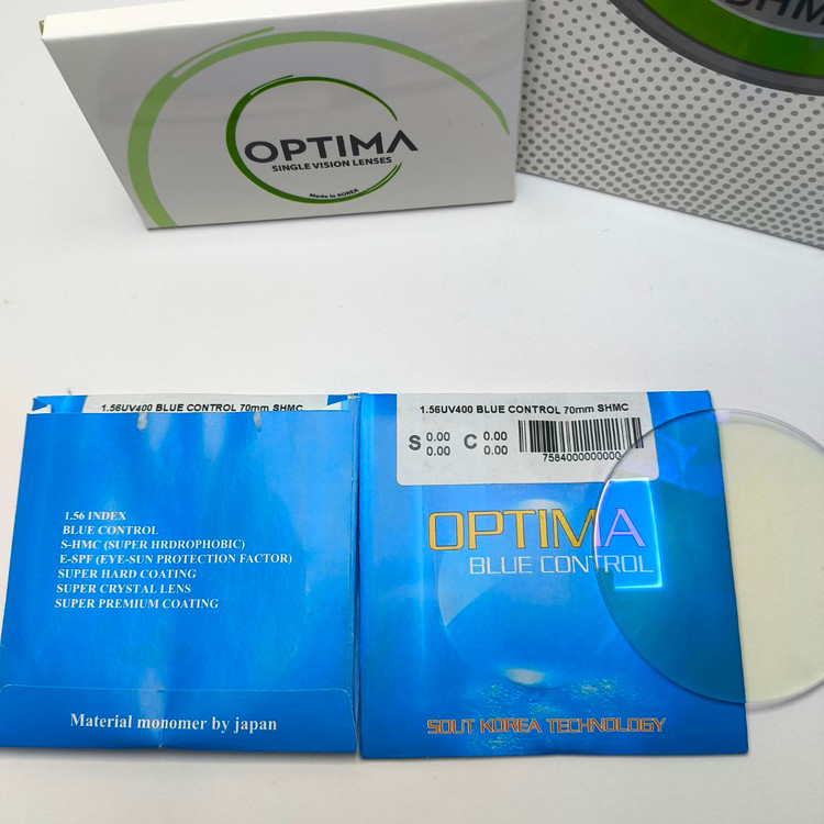عدسی عینک بلوکنترل 1.56 اپتیما Optima