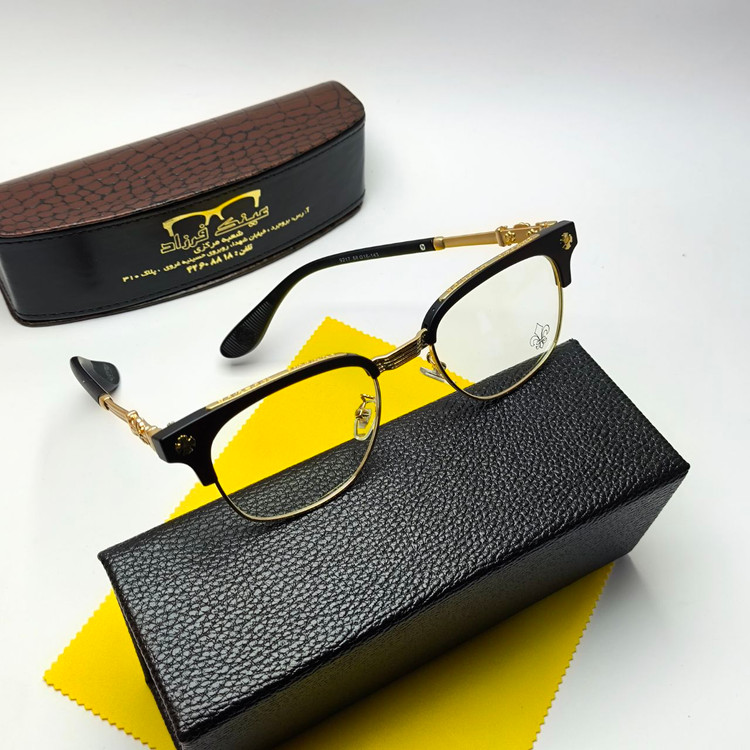 عینک طبی کروم هارتز Chrome hearts مدل 9217 کلاب مستر