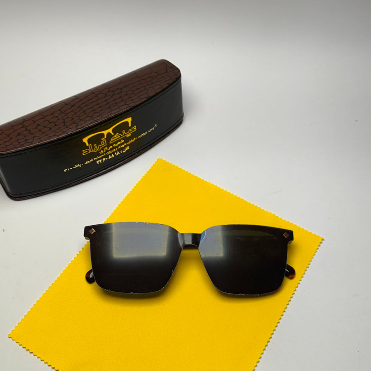 عینک طبی کاور دار ریچل Richel مدل 2446 اورجینال دسته سیم کائوچو اسیتیت به همراه پک هدیه