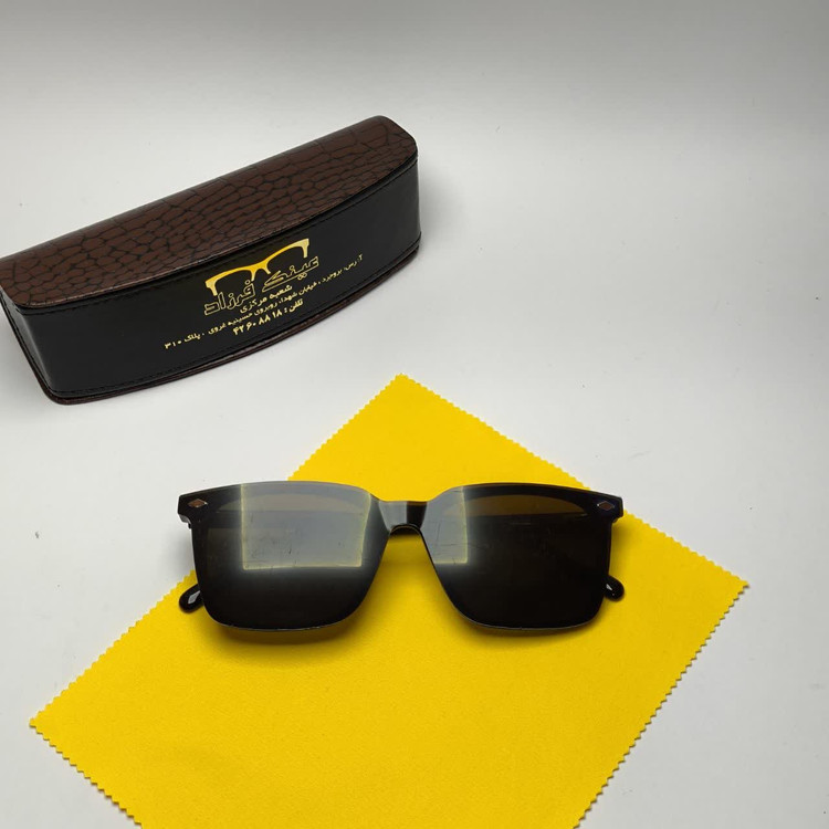 عینک طبی کاور دار ریچل Richel مدل 2444 اورجینال دسته سیم کائوچو اسیتیت به همراه پک هدیه