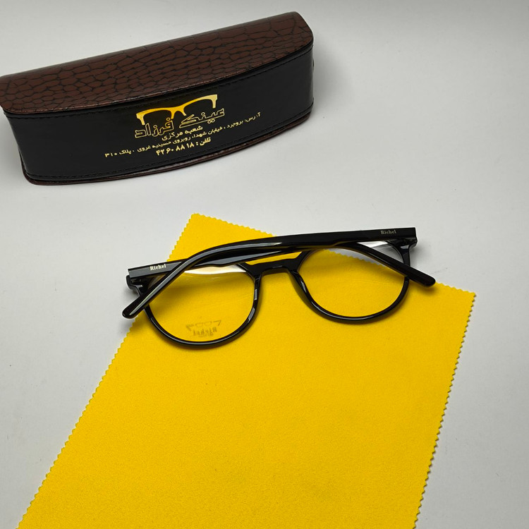 عینک طبی ریچل Richel مدل 2682 اورجینال دسته سیم کائوچو اسیتیت به همراه پک هدیه