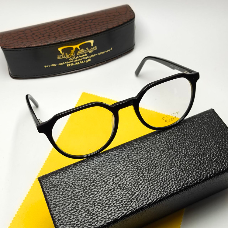 عینک طبی ریچل Richel مدل 2682 اورجینال دسته سیم کائوچو اسیتیت به همراه پک هدیه