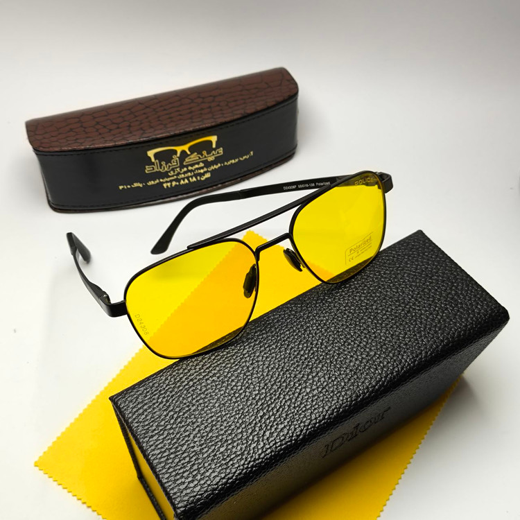 عینک آفتابی مردانه پلیس Police مدل 2430801 پلاریزه آلمینیوم + پک هدیه لوازم جانبی