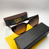 عینک آفتابی زنانه پرادا Dior مدل 8843 مستر دسته سیم کائوچو اسیتیت پلاریزه به همراه پک لوازم جانبی