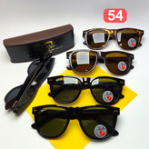 عینک آفتابی ریبن ویفری Ray ban مدل ۵۴ پلاریزه کائوچو اسیتیت دسته سیم به همراه پک اورجینال