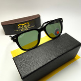 عینک آفتابی ریبن ویفری Ray ban مدل ۵۲ پلاریزه کائوچو اسیتیت دسته سیم به همراه پک اورجینال